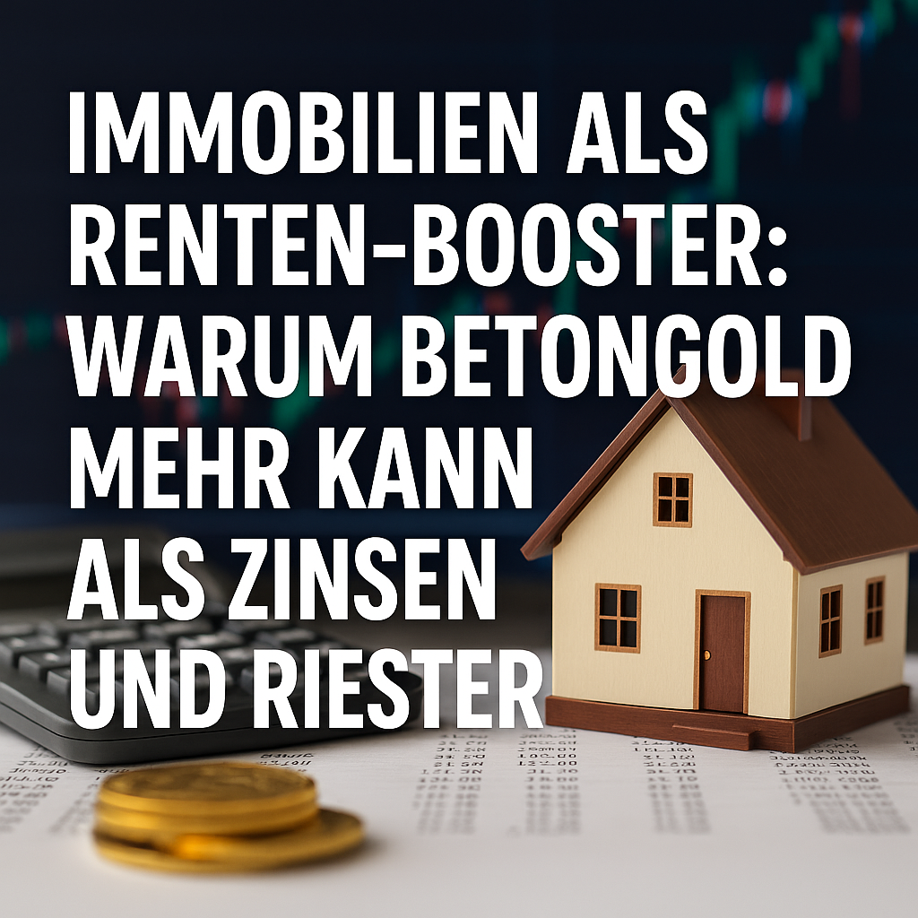 Immobilien als Rendite-Booster