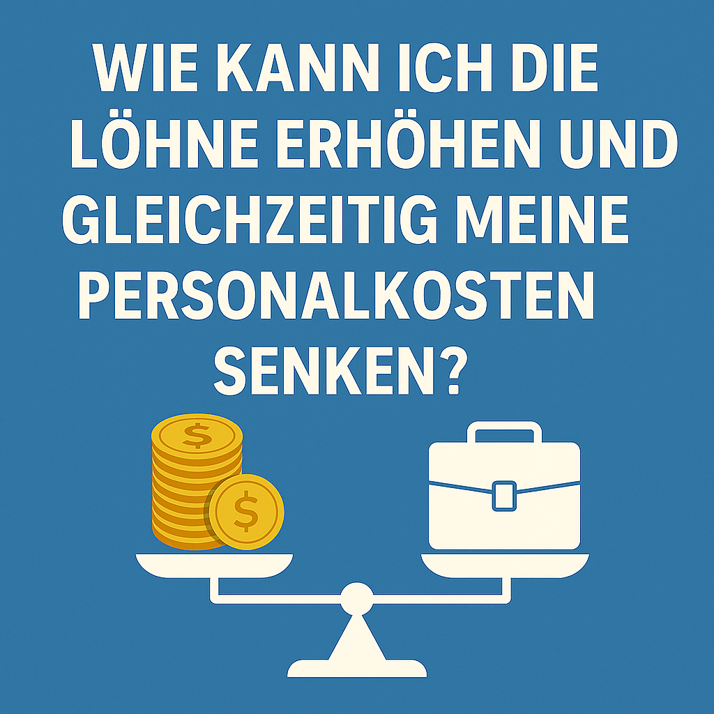 Löhne erhöhen und gleichzeitig Personalkosten senken